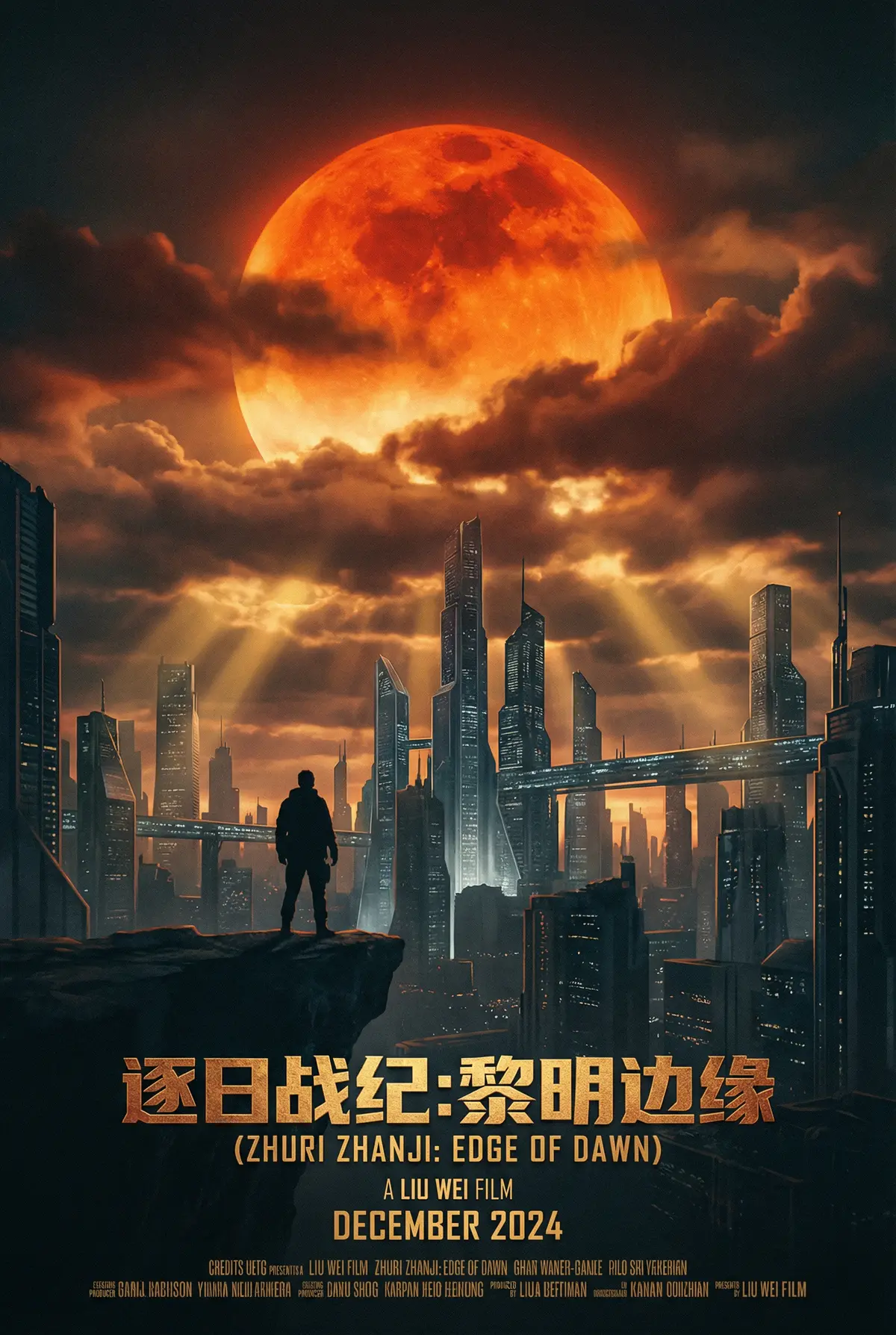 四虎 出品科幻巨制《逐日战纪》电影海报